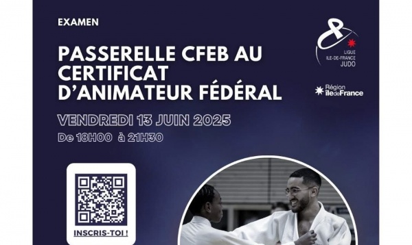 Ouverture de la passerelle CFEB au Certificat d'Animateur Fédéral